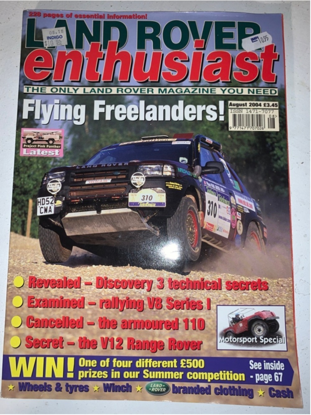 Land Rover Enthusiast Magazine August 2004